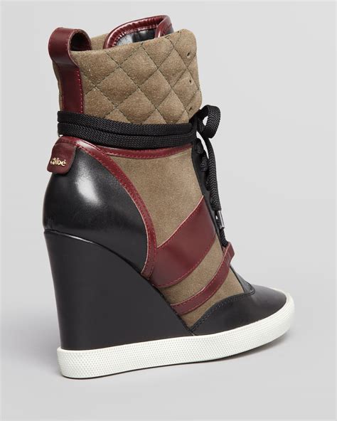 best high top wedge sneakers.